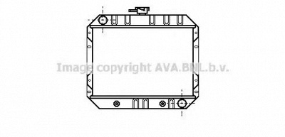 AVA QUALITY COOLING fd2003 -  Радиатор, охлаждение двигателя